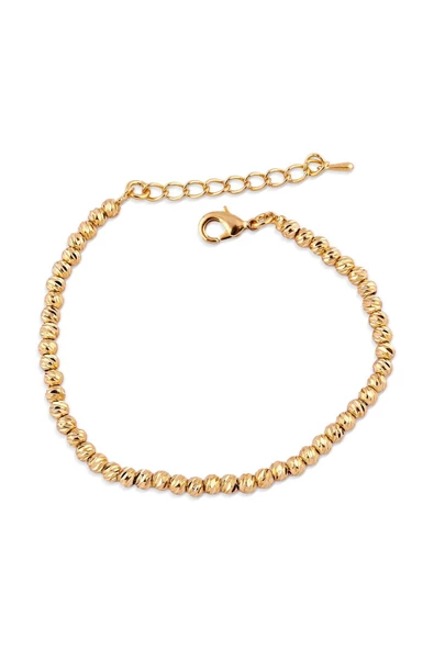 Dorika Model Ince Bileklik Zincir Bijuteri 22 Ayar Altın Kaplama ürün görseli