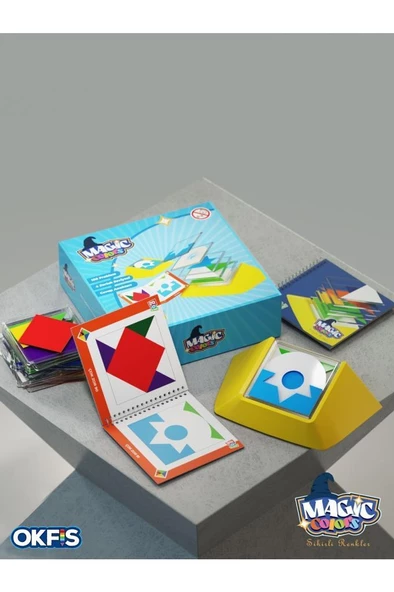 Magic Colors Sihirli Renkler Görsel Algı Beceri ve Tasarım Yeteneği Geliştirici Eğitici Oyuncak ürün görseli