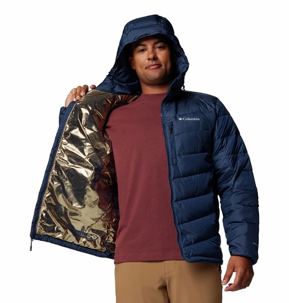 Columbia Labyrinth Loop Hooded Erkek Mont WO3560 - 3