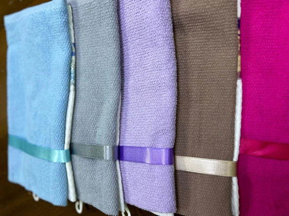 NİVEMESHOME 2 Lİ FUŞYA-BEYAZ ASORTİ MODEL MUTFAK HAVLUSU - 4