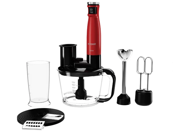 Arçelik RHB 6050 K Resital Kırmızı 1500 W Blender Set