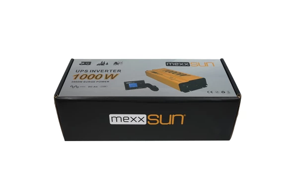 Mexxsun Tam Sinüs UPS (Remote Ekran) 12V 1000W - 6