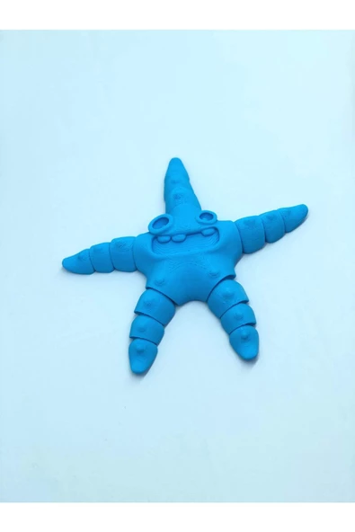 3d Hareketli Deniz Yıldızı Oyuncak - Mavi - Resim 5
