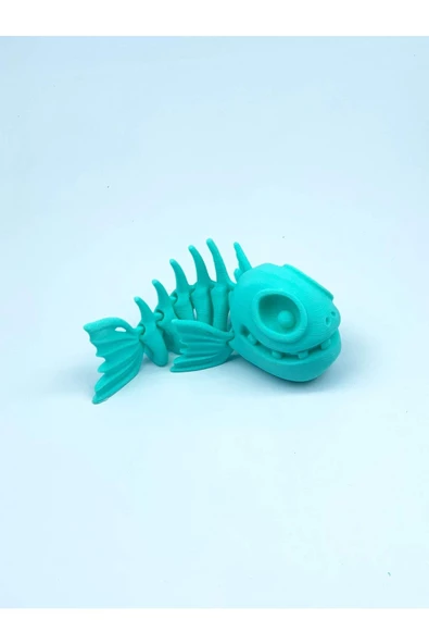 3d Hareketli Balık Figürlü Oyuncak - Turkuaz - Resim 3