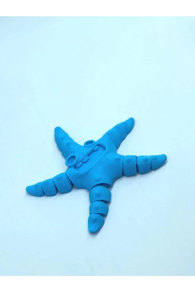 3d Hareketli Deniz Yıldızı Oyuncak - Mavi - Resim 3