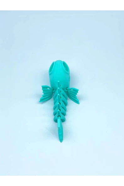 3d Hareketli Balık Figürlü Oyuncak - Turkuaz - Resim 7