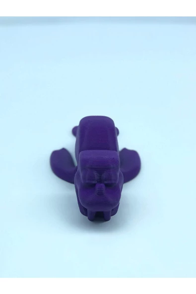 3d Hareketli Deniz Aygırı / Mors Figürlü Oyuncak - Mor - 3