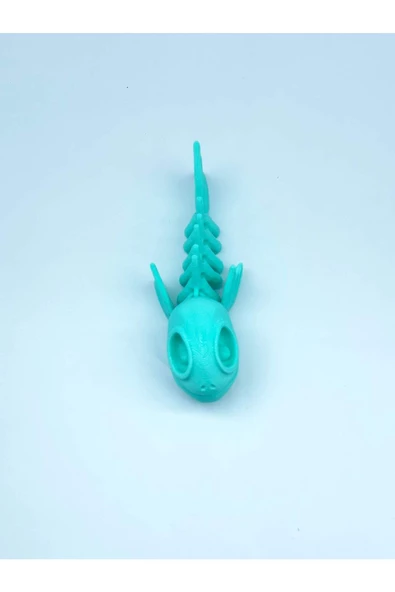 3d Hareketli Balık Figürlü Oyuncak - Turkuaz - Resim 6