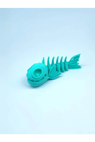 3d Hareketli Balık Figürlü Oyuncak - Turkuaz ürün görseli 1