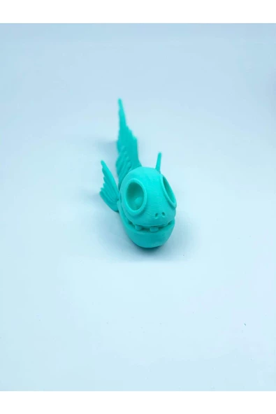 3d Hareketli Balık Figürlü Oyuncak - Turkuaz - Resim 5