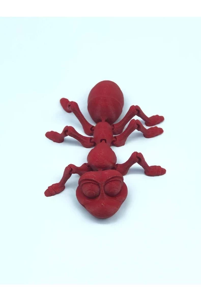 3d Hareketli Karınca Figürlü Oyuncak - Kırmızı - 3