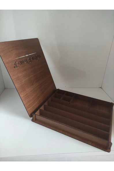 isme özel ahşap takı&tesbih kutusu - 4