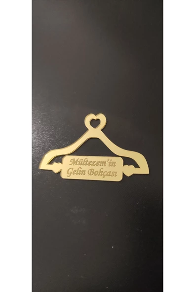 isme özel gold damat bohça yazısı 5li paket - Resim 5