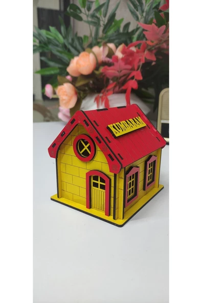 Ahşap Fanatik Galata Saray Iev Kumbara Küçük Ev &ofis - Resim 4