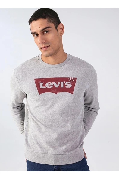 Levi's Graphic Erkek Gri Sweatshirt A4911-0000