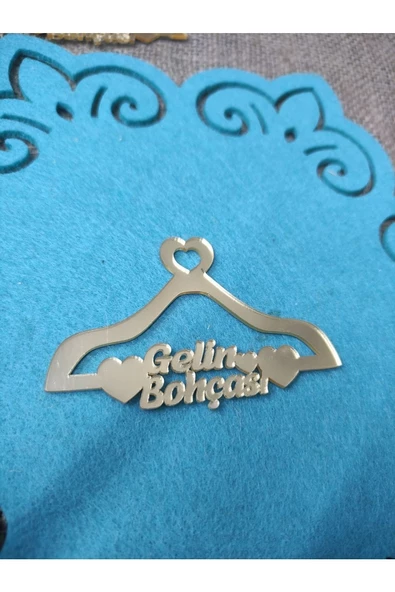 Pleksi Gold Gelin Bohçası Süsü 5li Paket - Resim 3