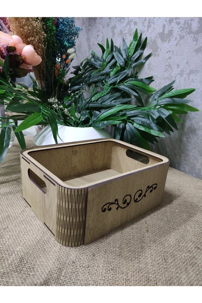 Ahşap Çok Amaçlı Kutu - Resim 4