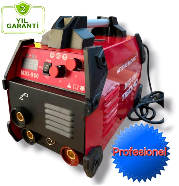 TEDAOPROFESİONALGAZSIZ GAZALTI KAYNAK MAKİNES MIG-TIG-MMA3Ü BİR ARADA