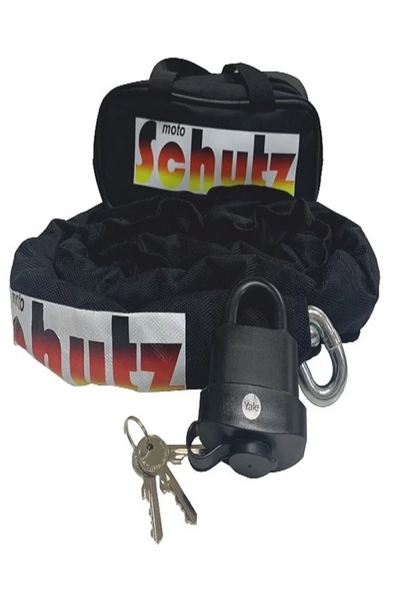 Yale Kilit Moto Schutz Hard150 Kesilmez Motorsiklet Zincir Kilit 150Cm - 3