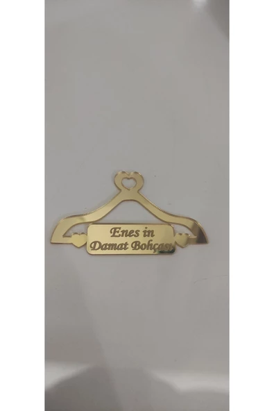 isme özel gold damat bohça yazısı 5li paket - Resim 2