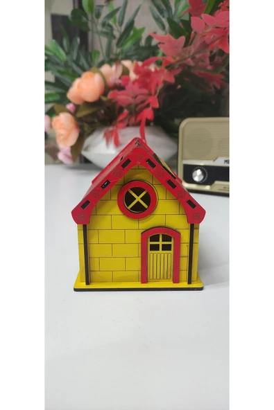 Ahşap Fanatik Galata Saray Iev Kumbara Küçük Ev &ofis - Resim 2