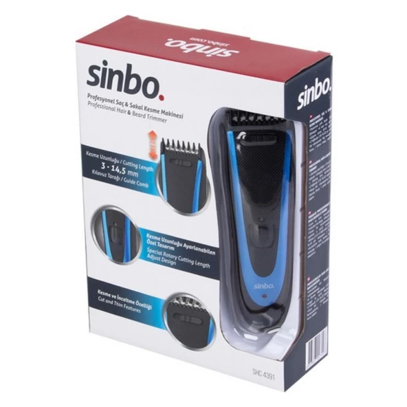 Sinbo SHC4391 Saç Sakal Düzeltme Makinesi - Tıraş Makinesi - 3