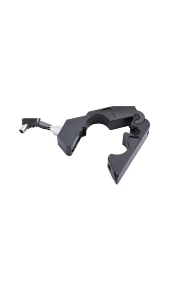 Tex Siyah Motosiklet Manet Gaz Kolu Kavrama Güvenlik Kilidi - 3