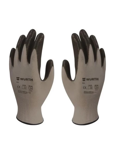 Würth İş Güvenliği Eldiveni Mekanikçi Siyah 10/XL ürün görseli