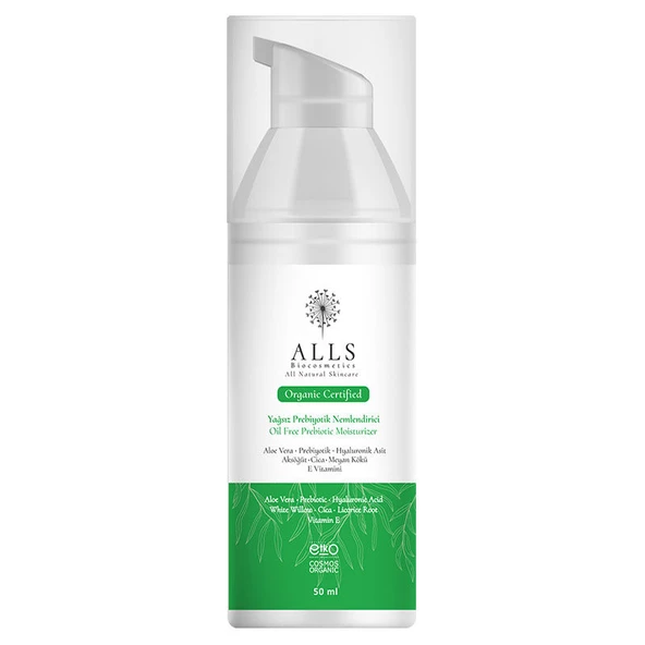 Alls Biocosmetics Yağsız Prebiyotik Nemlendirici Krem 50 ml