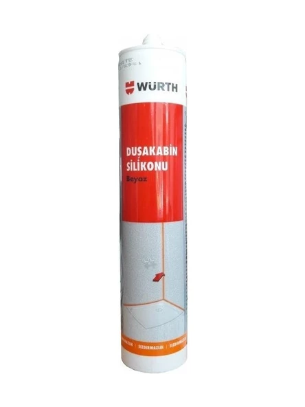 Würth Duşakabin Silikonu Beyaz 310 ml ürün görseli