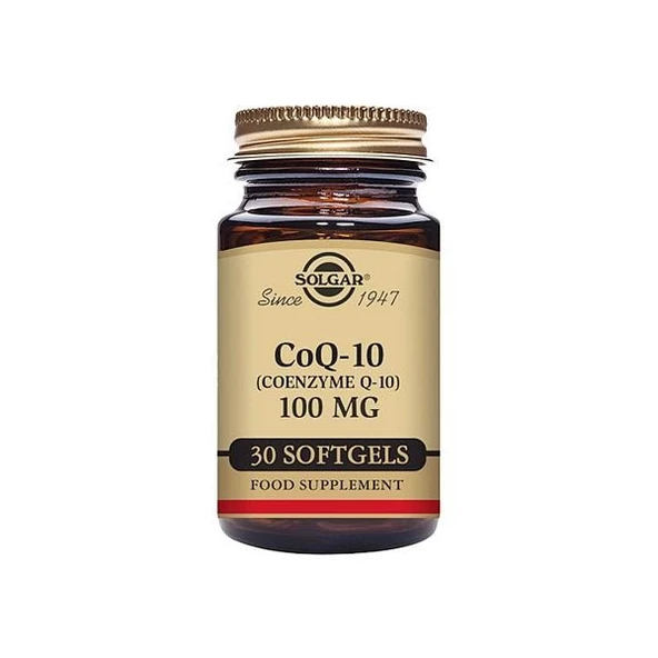 Solgar Coenzyme Q-10 100 Mg 30 Kapsül-SKT:12/2027