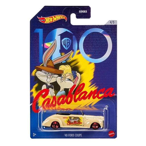 HMV73 Hot Wheels Warner Bros 100. Yıl Temalı Arabalar