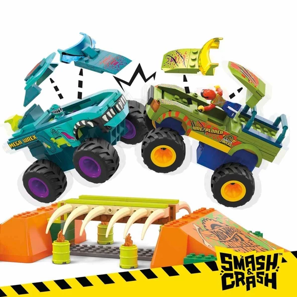HKF89 MEGA Hot Wheels® Mega-Wrex™ Dinozor Kemikli Aksiyon Sahası - 2