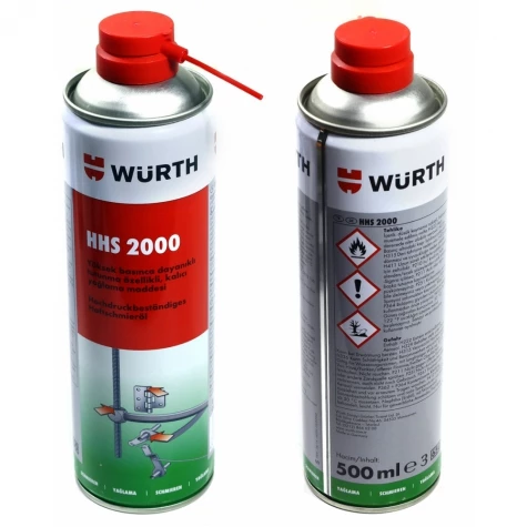Würth HHS 2000 Yağlama Spreyi Tutunma Özellikli Sıvı Gres 500 ml - Resim 3