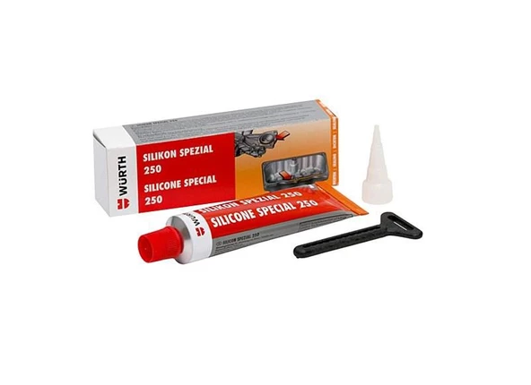 Würth Sıvı Conta Silikon Siyah 250 Dereceye Kadar Dayanıklı 70 ML - Resim 2