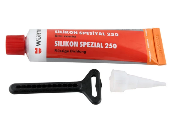Würth Sıvı Conta Silikon Siyah 250 Dereceye Kadar Dayanıklı 70 ML ürün görseli