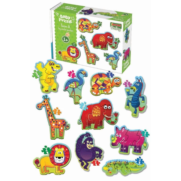 1727 Dıytoy, Baby Puzzle- Orman Hayvanları