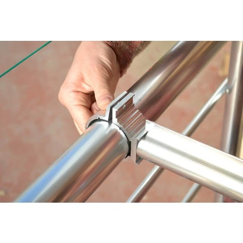 Balkon Çamaşır Kurutma Askısı Oval Kurutmalık Çamaşırlık Alüminyum - Resim 4