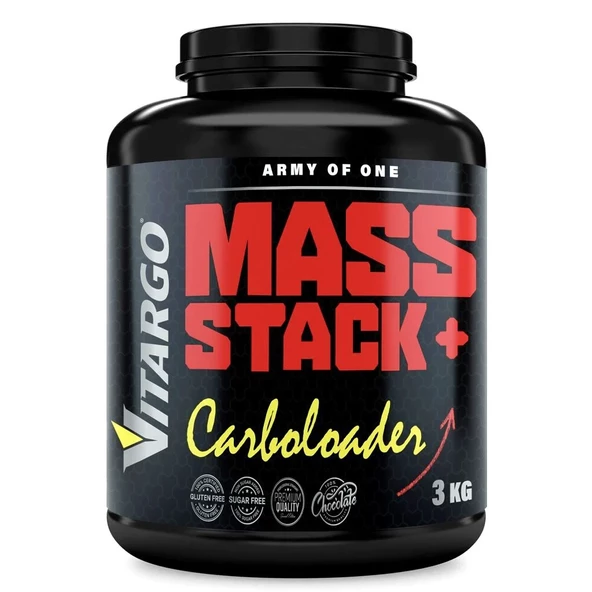 VİTARGO MASS STACK GAİNER 3 KG ÇİKOLATA AROMA +2 Hediye