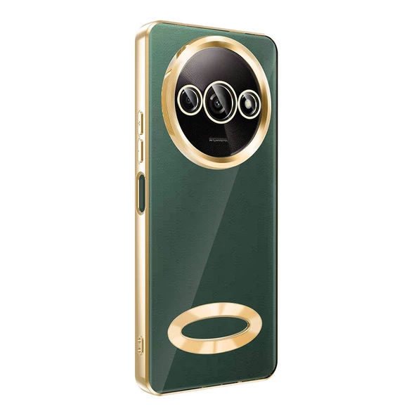 Xiaomi Redmi A3 4G 2024 Kılıf Kamera Korumalı Logo Gösteren Zore Omega Kapak - Resim 11