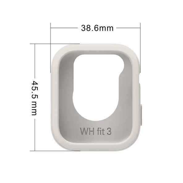 Huawei Watch Fit 3 Yumuşak TPU Silikon Kasa Koruyucu Zore Watch Gard 34 - Resim 10