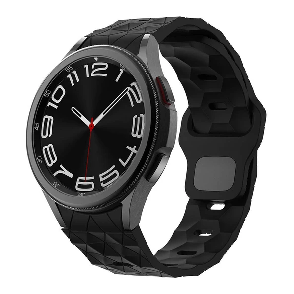 Galaxy Watch 6 40mm Zore KRD-116 20mm Futbol Desenli Spor Tasarımlı Silikon Kordon - 5