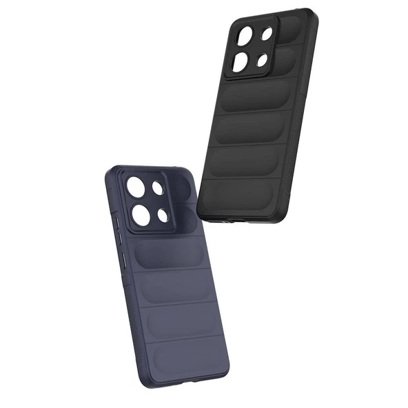 Xiaomi Redmi Note 13 4G Kılıf Esnek TPU Oyuklu Arka Yüzey Tasarımlı Zore Etnik Silikon Kapak - Resim 8