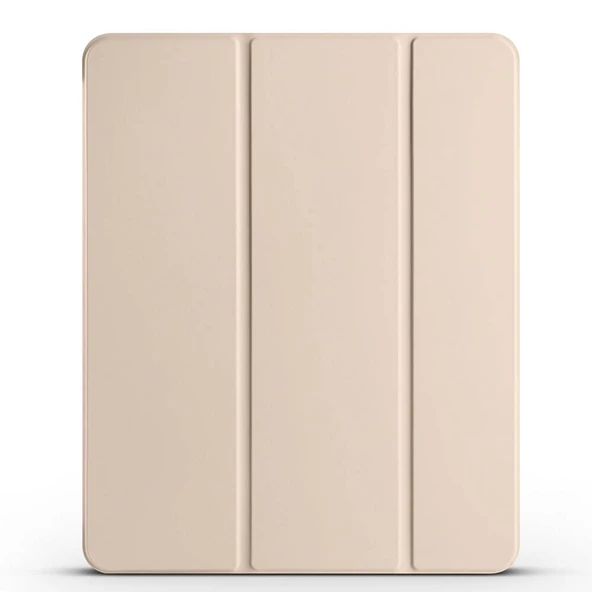 Apple iPad Air 10.9 2020 (4.Nesil) Zore Smart Cover Kalem Bölmeli Standlı 1-1 Kılıf