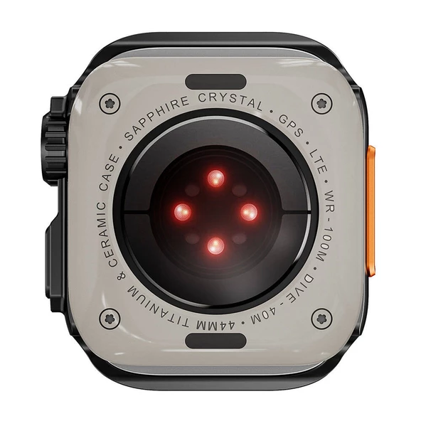 Apple Watch 7 45mm to Apple Watch Ultra 49mm Kasa Dönüştürücü Zore Watch Gard 33 - Resim 10