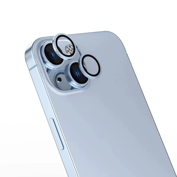 Apple iPhone 16 Plus Zore CL-15 Parmak İzi Bırakmayan Anti-Reflective Kamera Lens Koruyucu - Resim 3