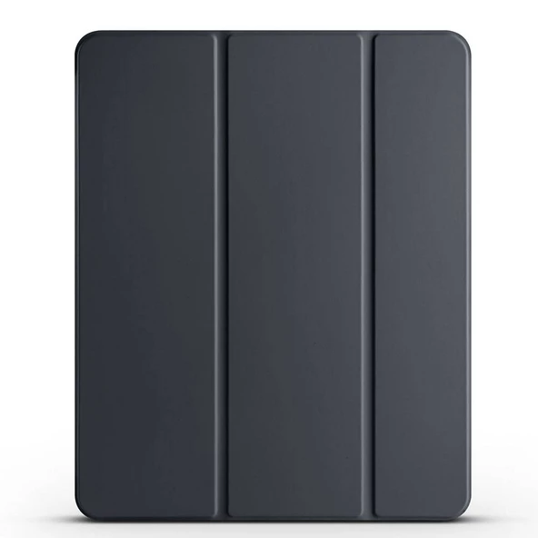 Apple iPad Air 10.9 2020 (4.Nesil) Zore Smart Cover Kalem Bölmeli Standlı 1-1 Kılıf - 6