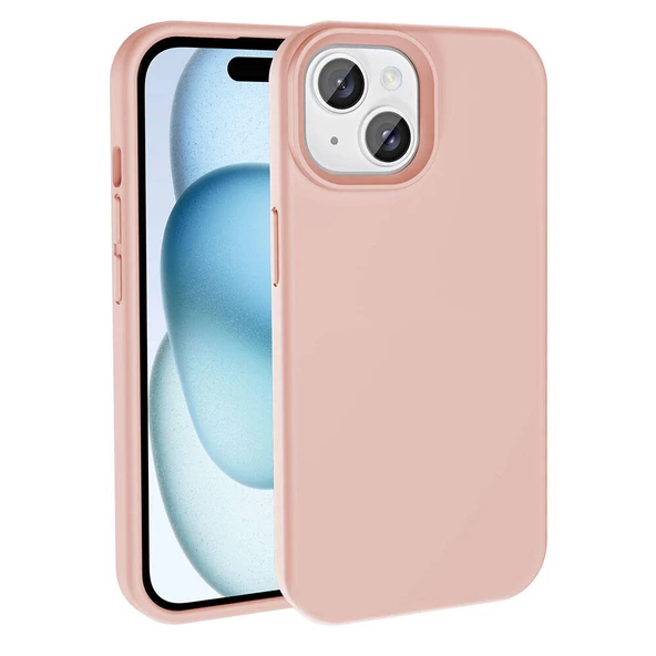 Apple iPhone 15 Kılıf Magsafe Şarj Özellikli Sıvı Teknolojili Silinebilir Sert Zore Kivi Kapak - Resim 6