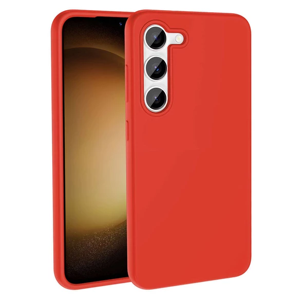 Galaxy S23 Kılıf Magsafe Şarj Özellikli Sıvı Teknolojili Silinebilir Sert Zore Kivi Kapak - Resim 3