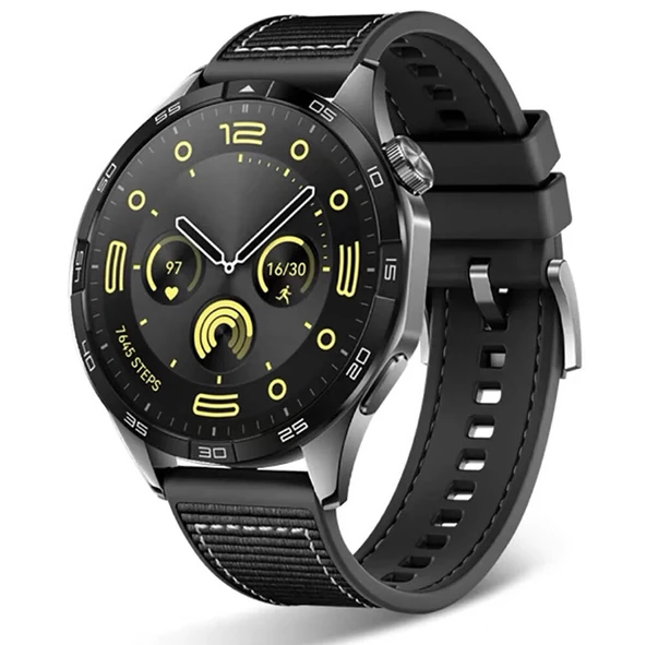 Galaxy Watch 46mm Zore KRD-102 22mm Silikon Kordon - Resim 3